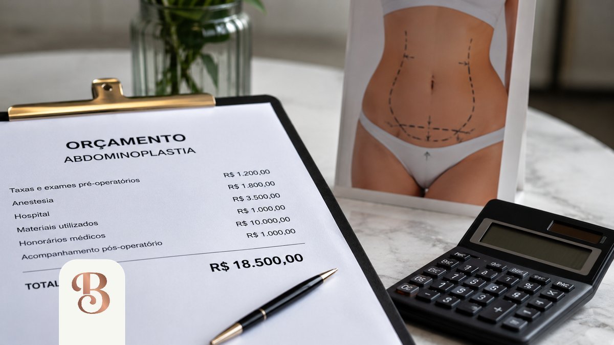 Imagem ilustrativa sobre valor abdominoplastia 2026.