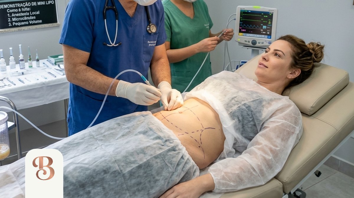Imagem ilustrativa sobre quanto custa mini lipo na barriga.